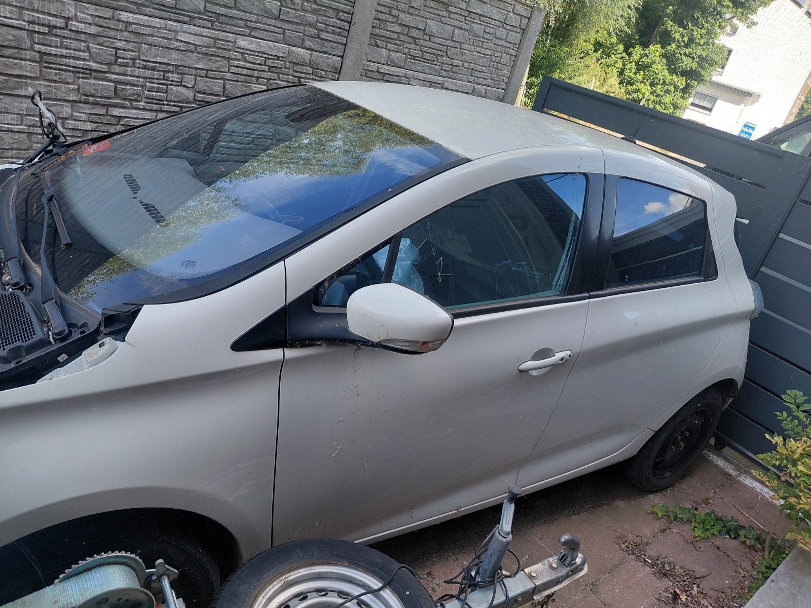 Renault zoe electric voor onderdelen, Auto's, Renault, Bedrijf, Te koop, ZOE