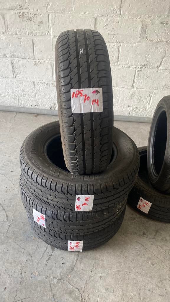 185/70/14 merk kleber met monteren per stuk  30 eur, Auto-onderdelen, Ophalen, Gebruikt