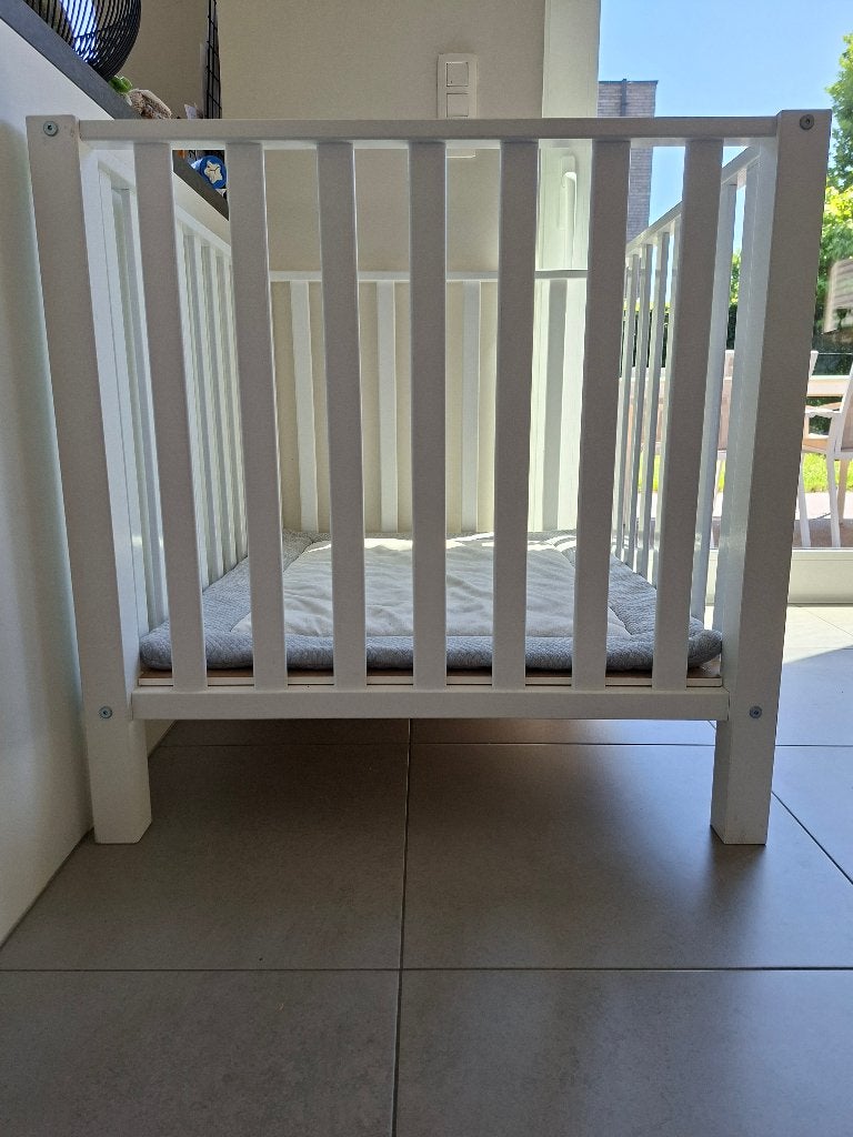 Park Bopita - wit incl. Matras en aerosleep, Kinderen en Baby's, Ophalen, Gebruikt, Rechthoekig, In hoogte verstelbaar