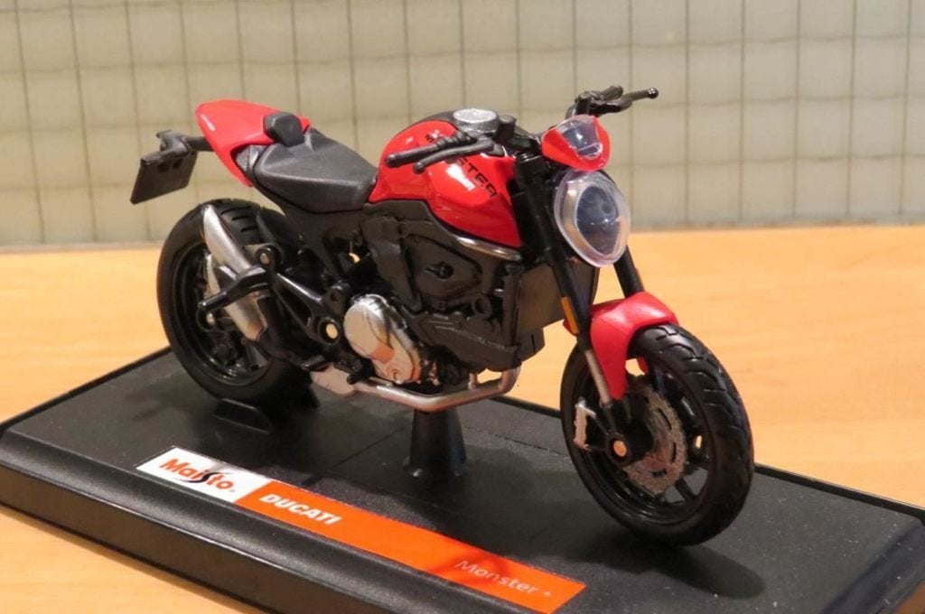 Ducati Monster 2021 1:18 Maisto, Ophalen of Verzenden, Nieuw, Motor, Maisto
