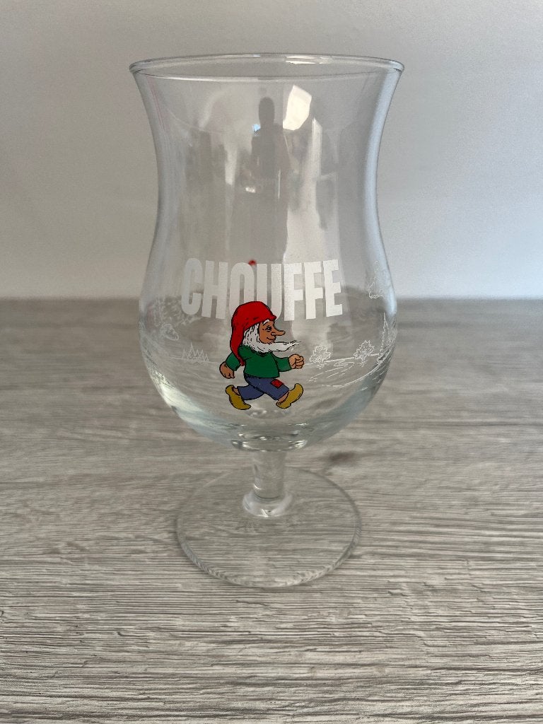 La chouffe glas, Verzamelen, Biermerken, Ophalen of Verzenden, Zo goed als nieuw