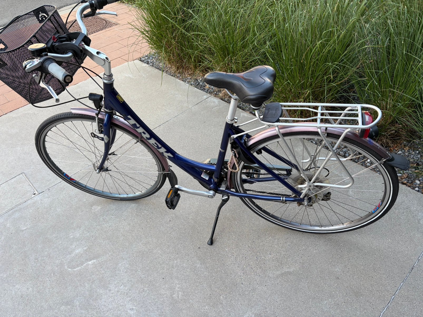 Damesfiets van het merk Trek, Enlèvement, Comme neuf, Autres marques, Panier