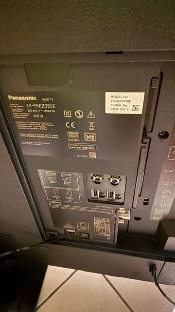 TELEVISEUR PANASONIC OLED DE 55 POUCES, Panasonic, Enlèvement, Utilisé, 100 cm ou plus
