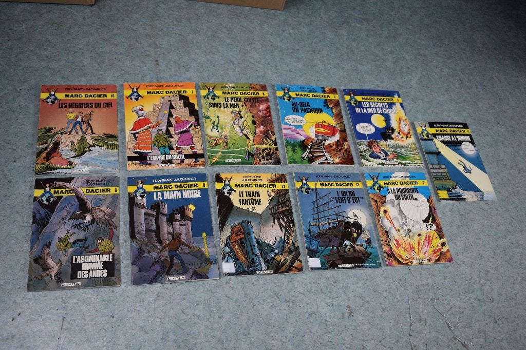 collection lot 11 BD bande dessinee marc d'acier bon etat, Enlèvement ou Envoi, Utilisé