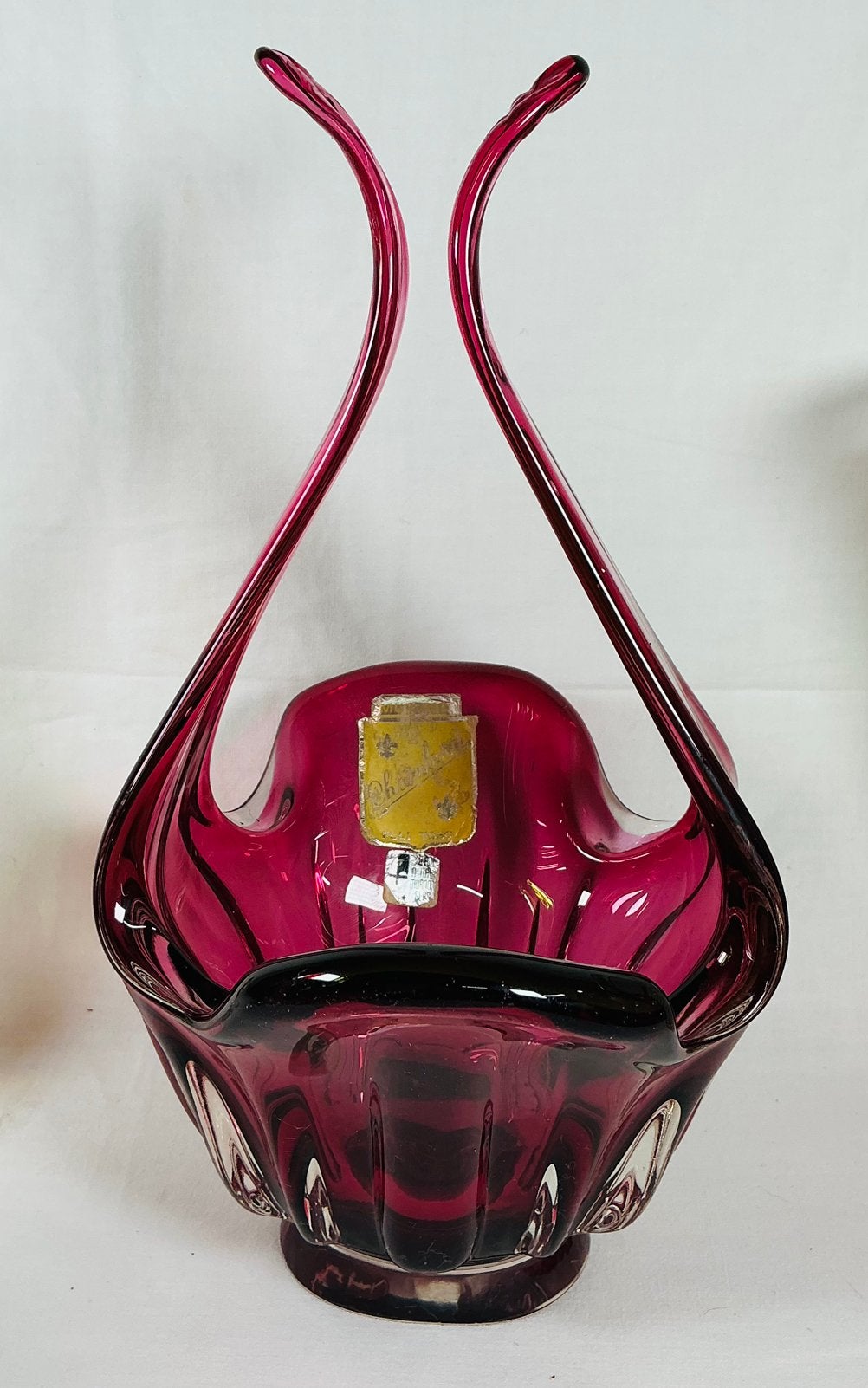 Murano Vintage design glas schaal Chambord Fratelli Toso, Antiek en Kunst, Ophalen of Verzenden