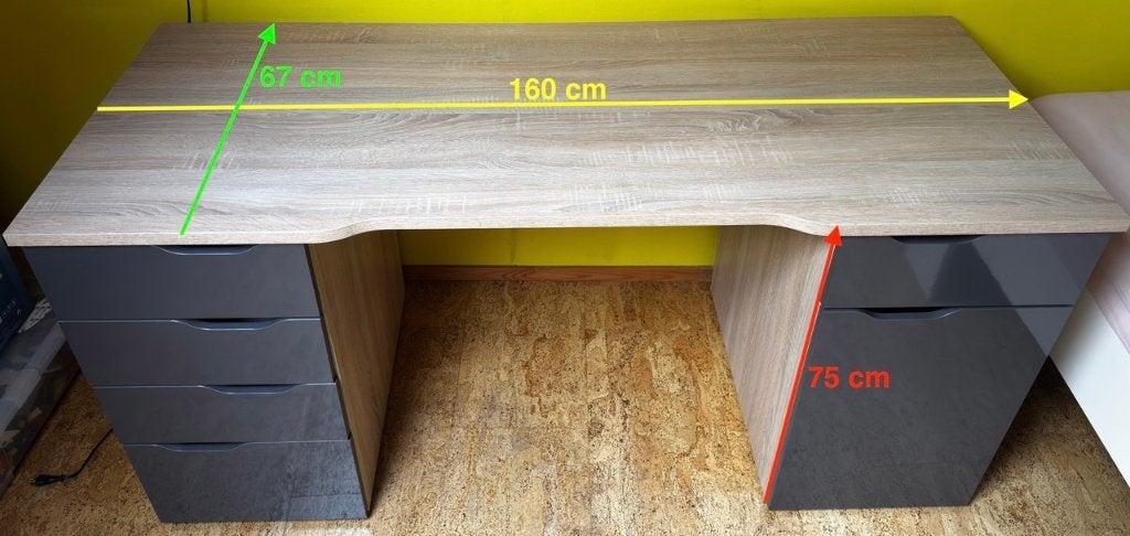 Bureau, Bureau d'écolier, 67 cm, Comme neuf, Enlèvement