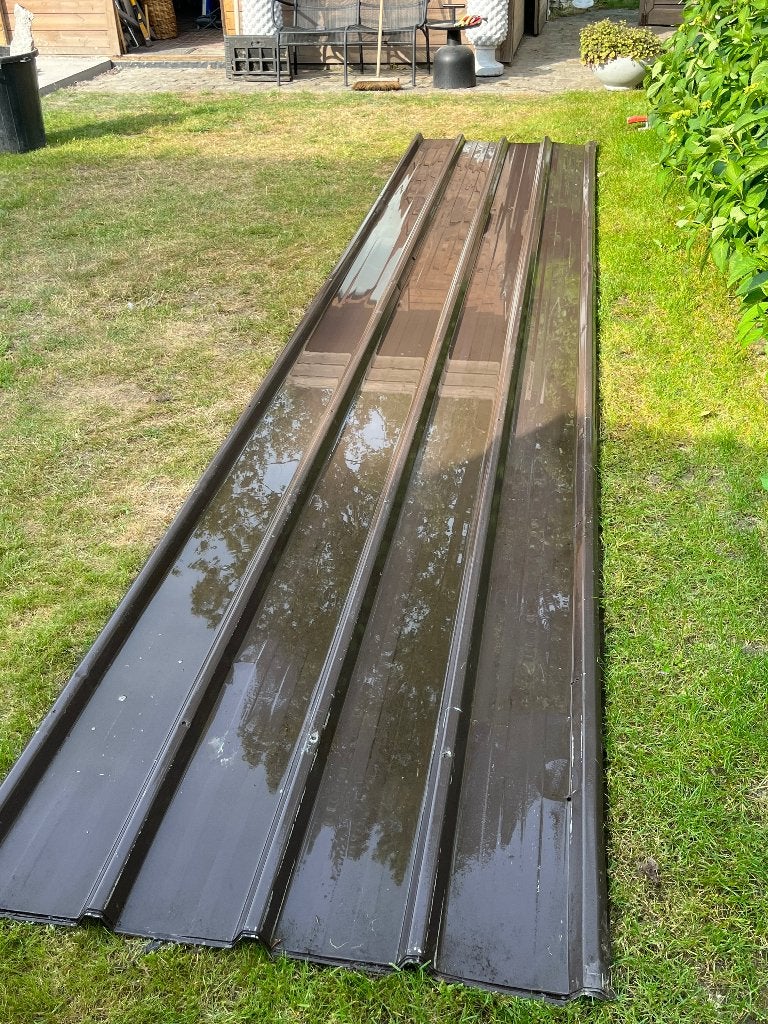 Metalen Platen, Doe-het-zelf en Bouw, Dakpannen en Dakbedekking, Ophalen, Gebruikt