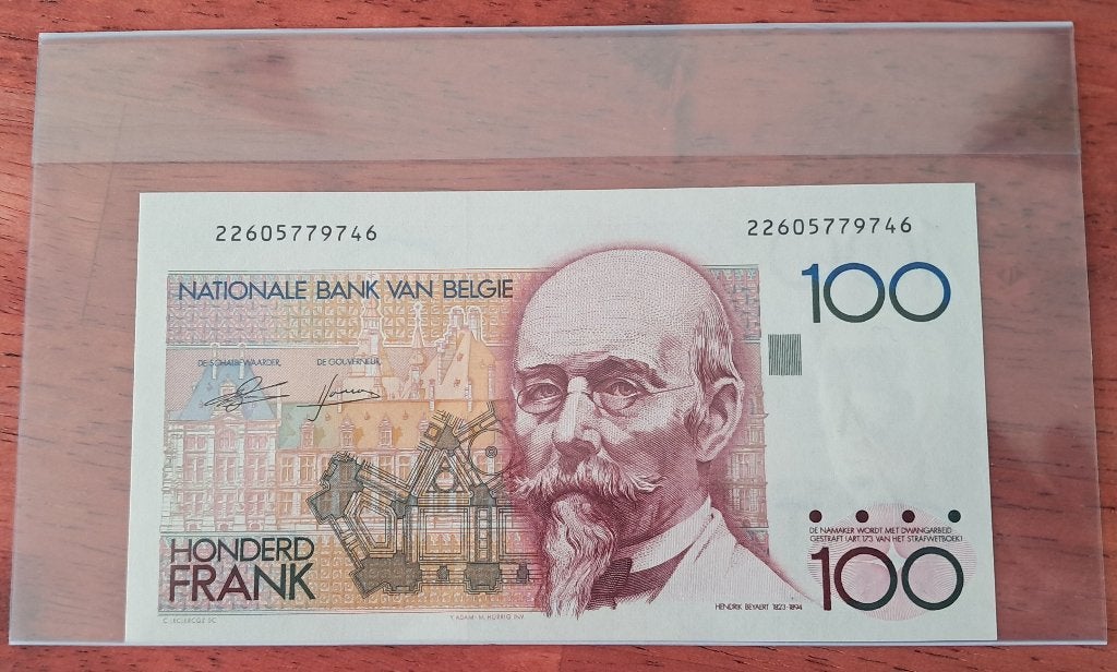 100 frank Beyaert - Génie - Godeaux -  Unc, Postzegels en Munten, Verzenden, Los biljet