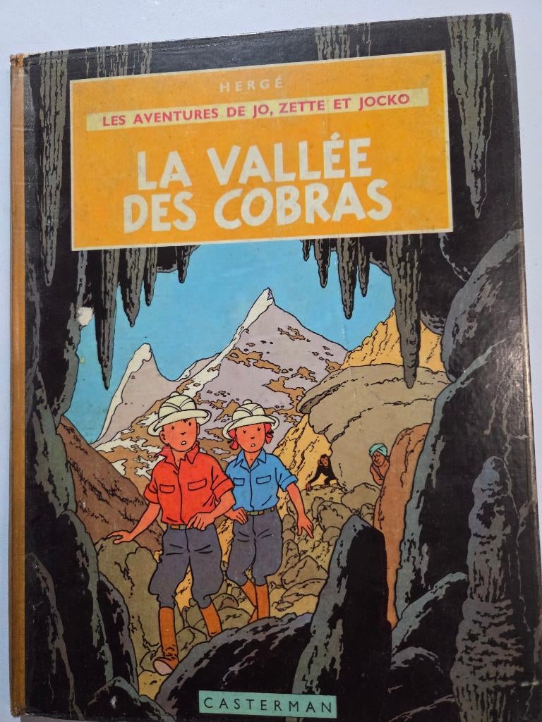 BD : 'La Vallée des Cobras', Jo, Zette et Jocko, première éd, Livres, BD, Utilisé, Une BD, Enlèvement ou Envoi