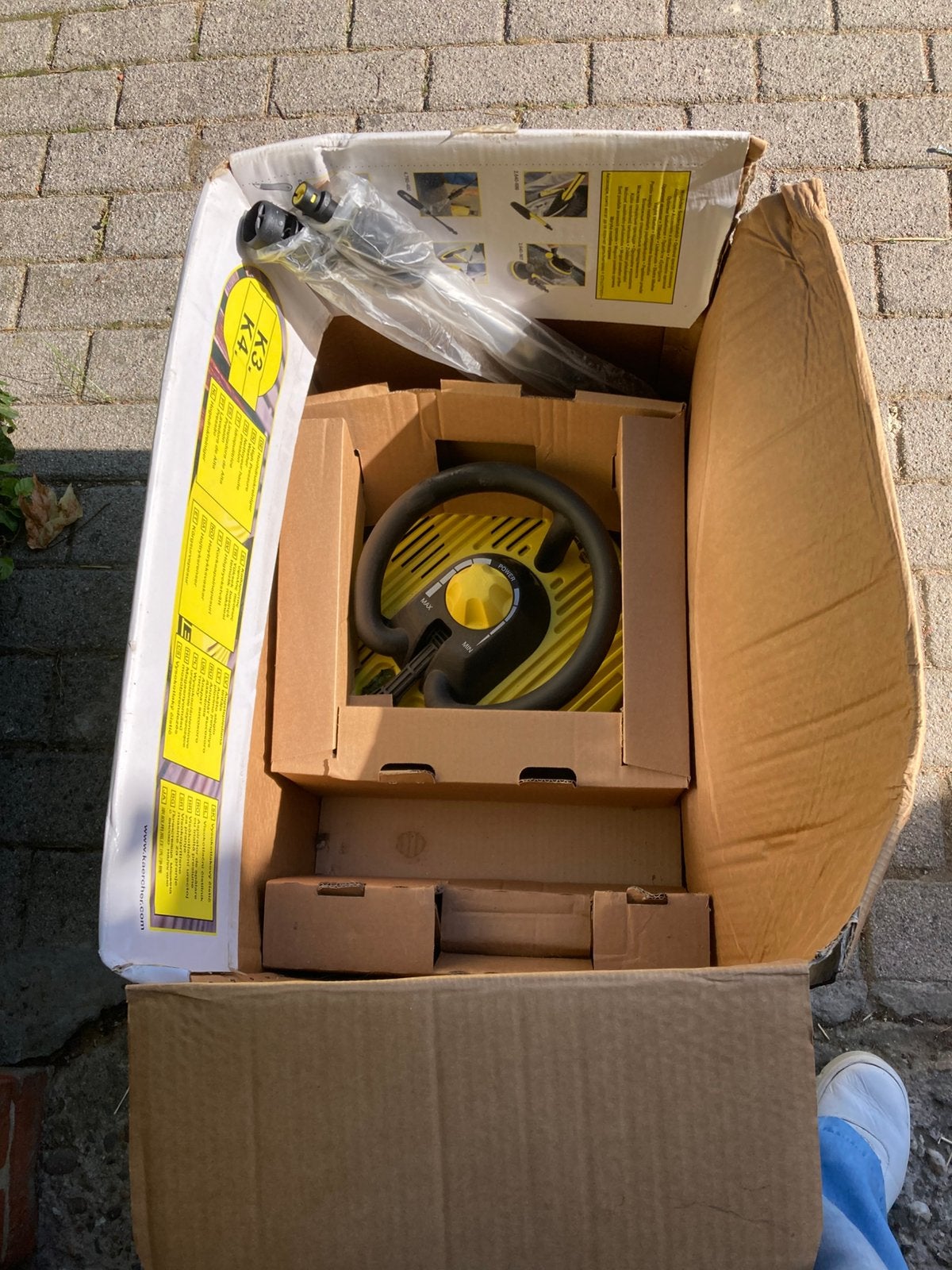 Brosse de terrasse pour nettoyeur haute pression : Karcher, Enlèvement, Neuf
