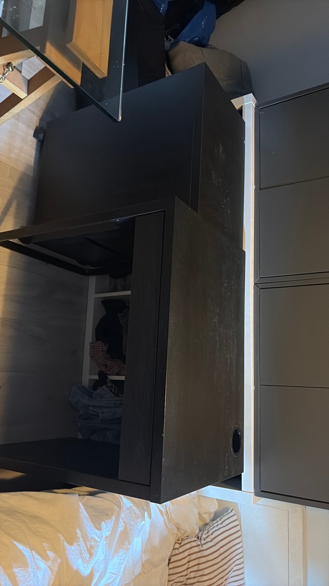 Bureau noir ikea, Enlèvement ou Envoi, Utilisé