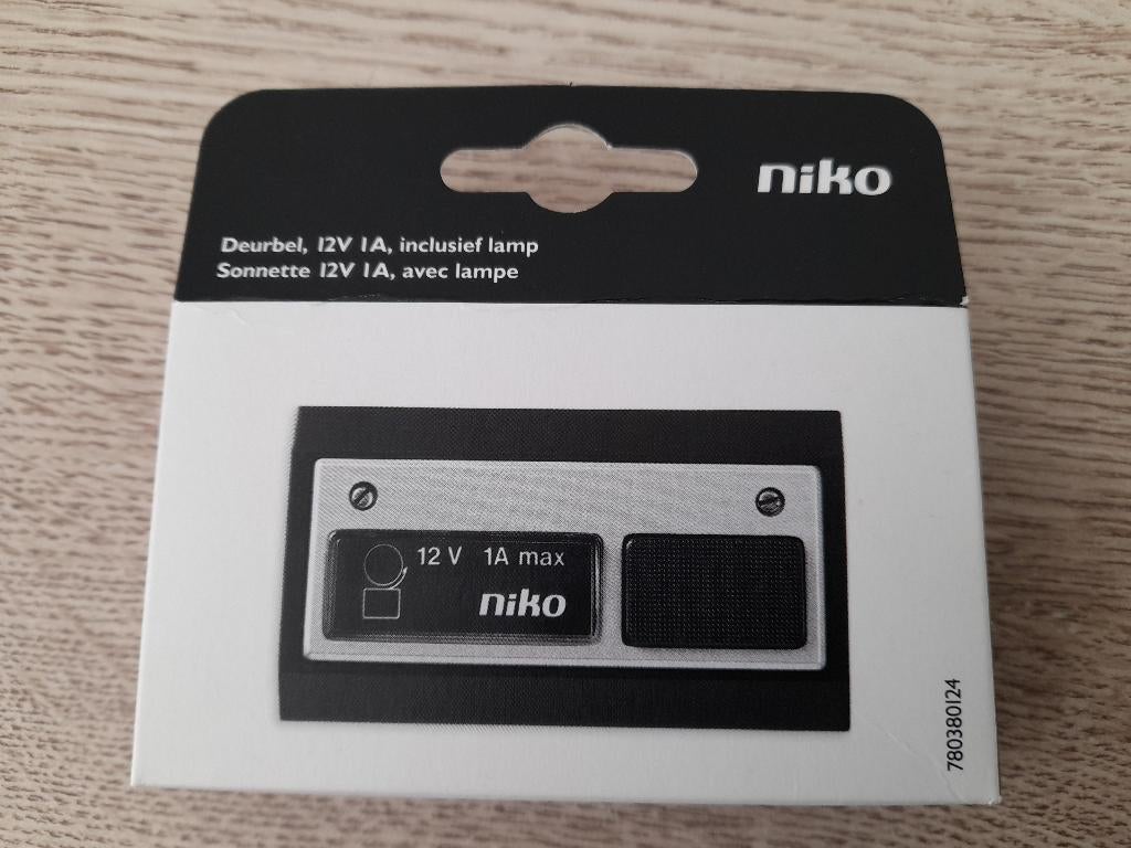 Deurbel met verlichting (Niko), Ophalen of Verzenden, Nieuw