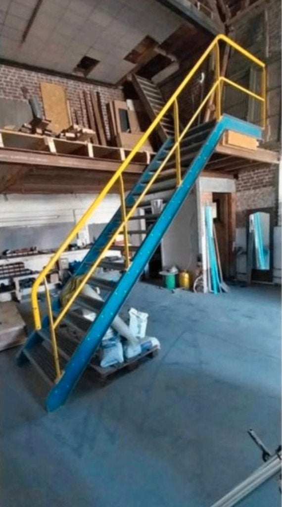 industrie trap, Ophalen, Trap