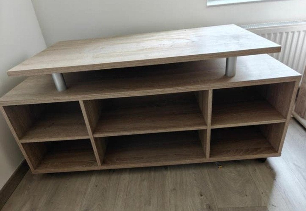 TV-kast op wieltjes, Ophalen, Gebruikt, 100 tot 150 cm, Minder dan 100 cm
