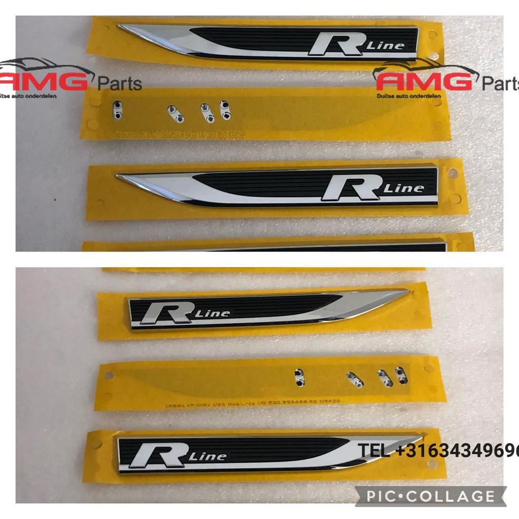 Vw Golf 6 7 R Line Logo Facelift Set Rechts en Links, Volkswagen, Volkswagen AG, Nieuw, Vw@volkswagen.de