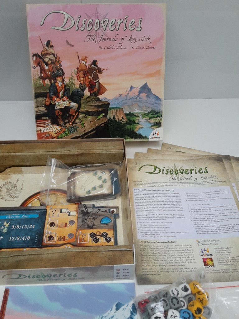 Nieuw spel Discoveries, 2-4 sp., 14+, + 1 gratis promo, Ophalen of Verzenden, Nieuw, Ludonaute