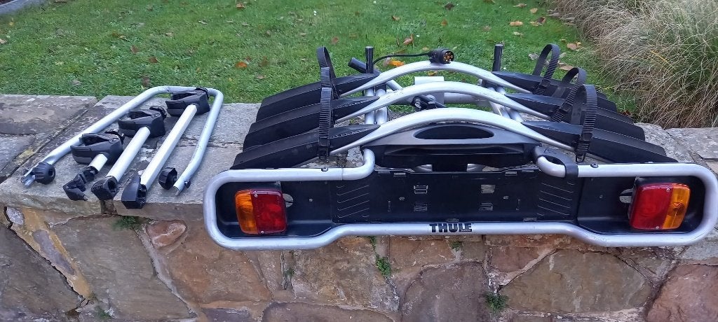 Porte Vélo Thule Euroway 944 3 vélos  150euros, Autos : Divers, Enlèvement, 3 vélos ou plus, Utilisé, Support d'attelage