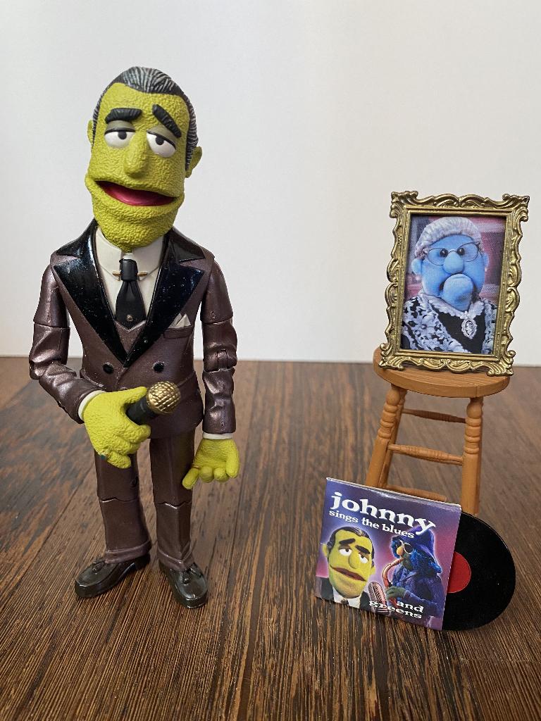 The Muppet Show Johnny Fiama Palisades actiefiguur, Ophalen of Verzenden, Gebruikt