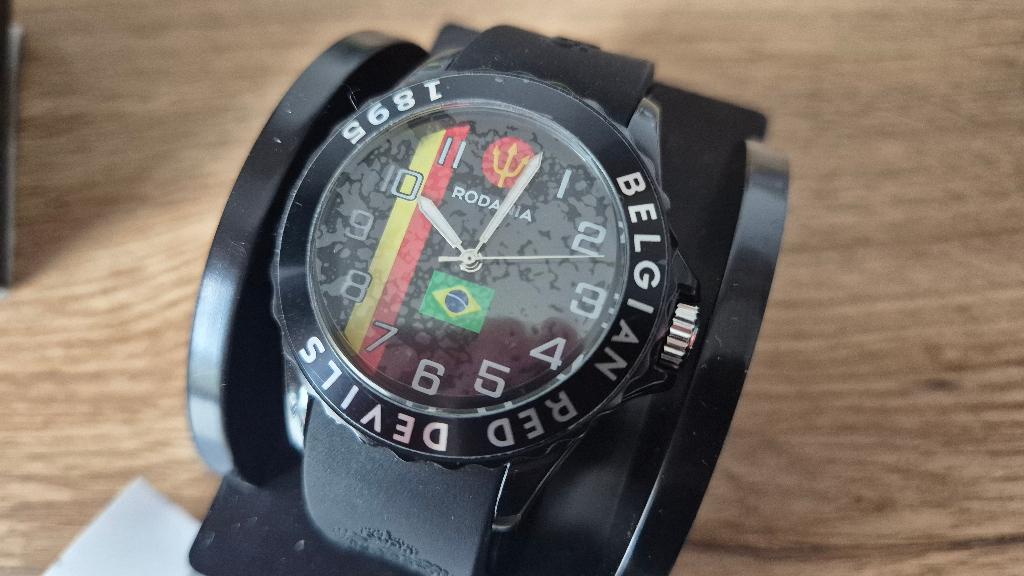 Rodania Belgian red devils wk 2014 horloge, Handtassen en Accessoires, Horloges | Heren, Nieuw, Ophalen of Verzenden