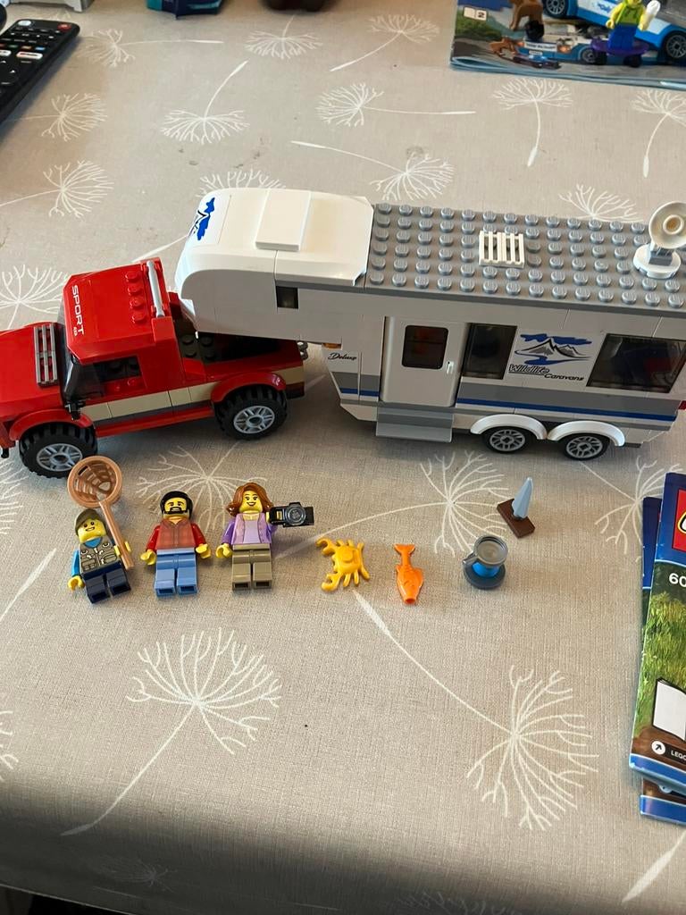 Lego city 60182 pick up en caravan, Ophalen, Zo goed als nieuw, Lego, City
