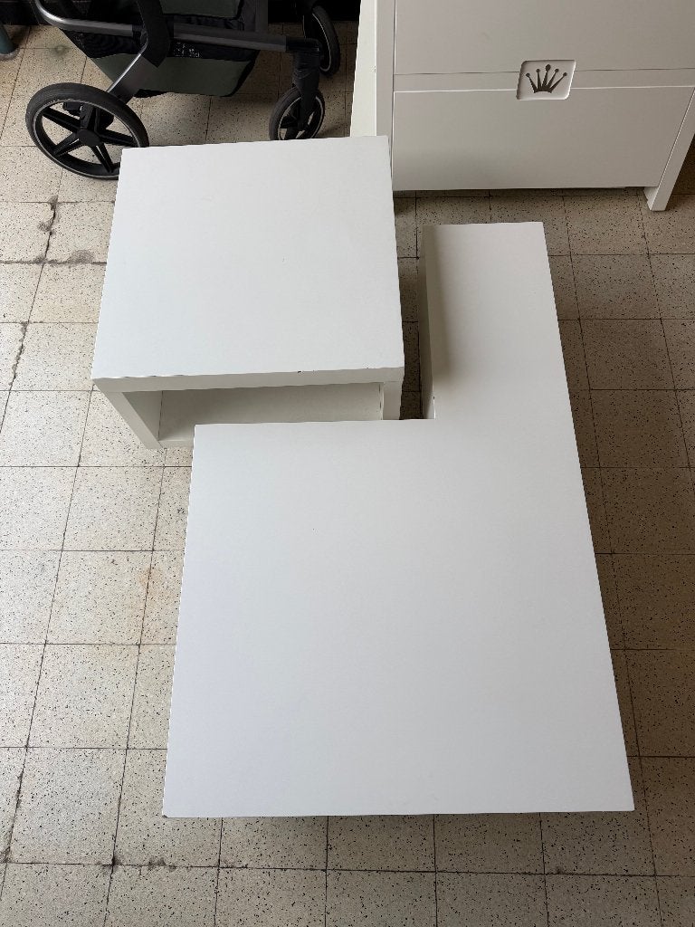 xoon salontafels op wielen., Maison & Meubles, 50 – 75, 50 à 100 cm, Enlèvement, Utilisé