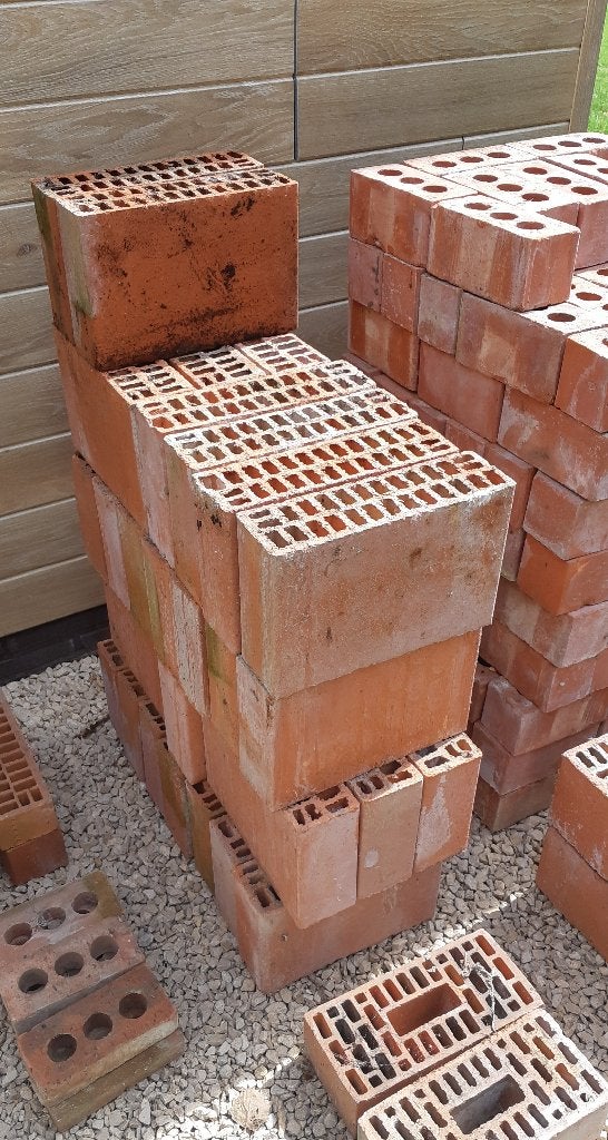 Snelbouwstenen 29x9xH18 30 stenen, Ophalen, Nieuw, Bakstenen
