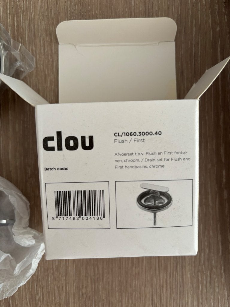 Clou flush/first, Enlèvement ou Envoi, Neuf, Chrome, Lavabo