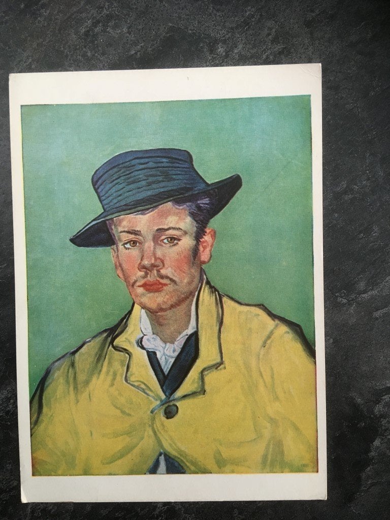 Carte postale Vincent Van Gogh - portrait jeune homme 1888, Enlèvement ou Envoi