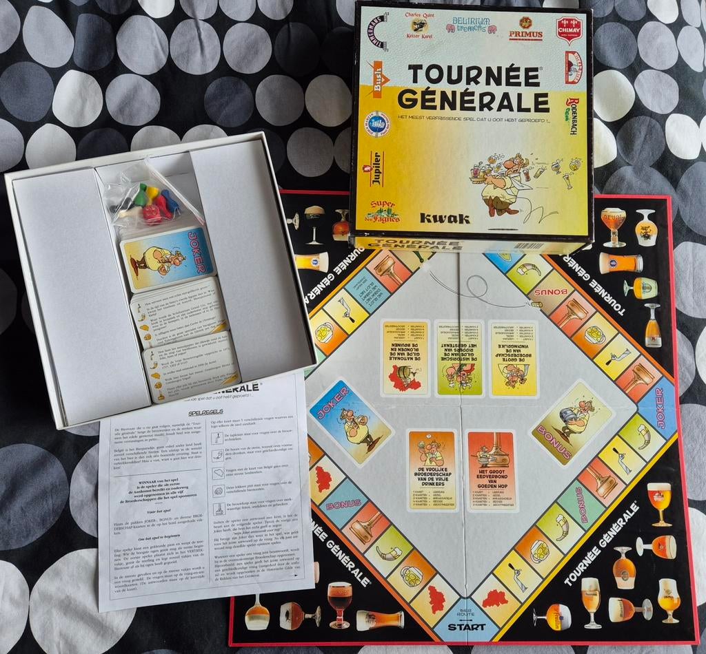 Gezelschapsspel (15+) Tournée Générale, Ophalen
