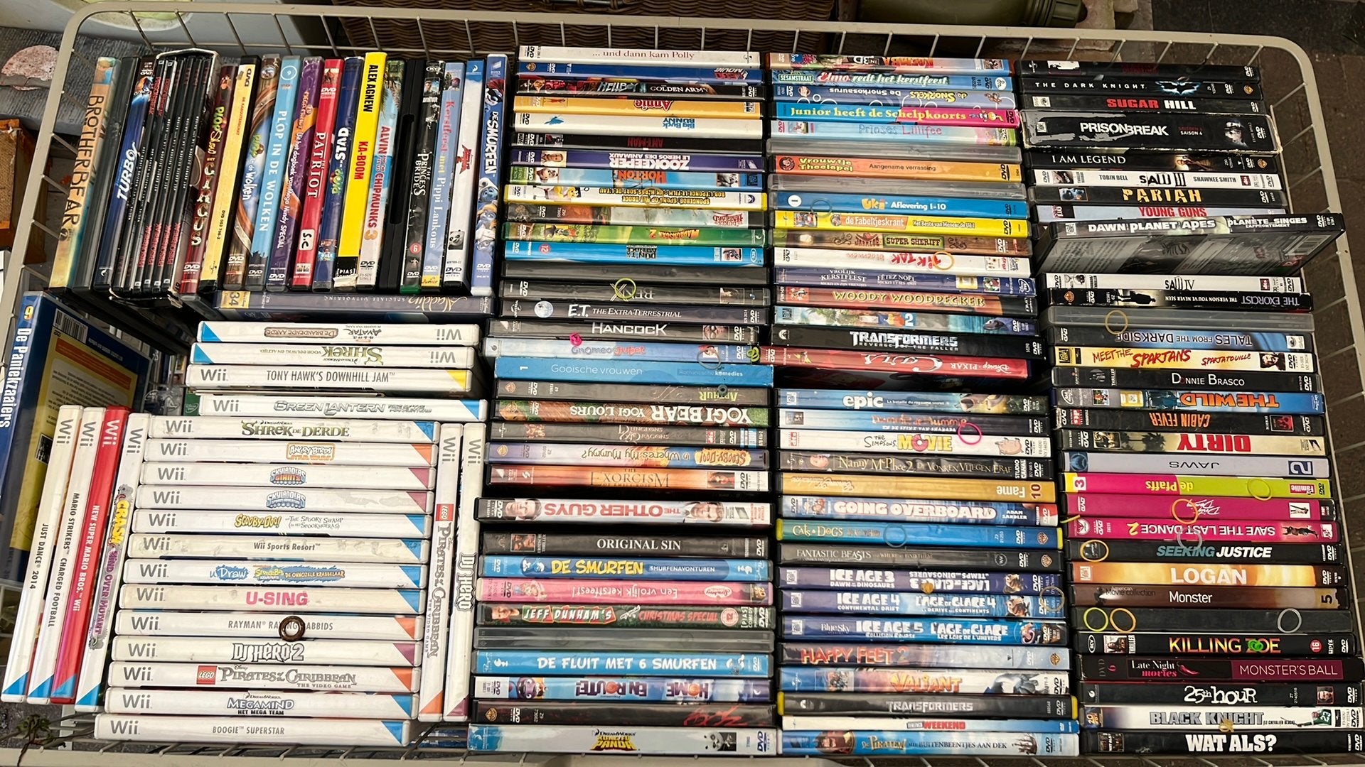 Wii spelletjes, ds en dvd’s, Ophalen, Zo goed als nieuw