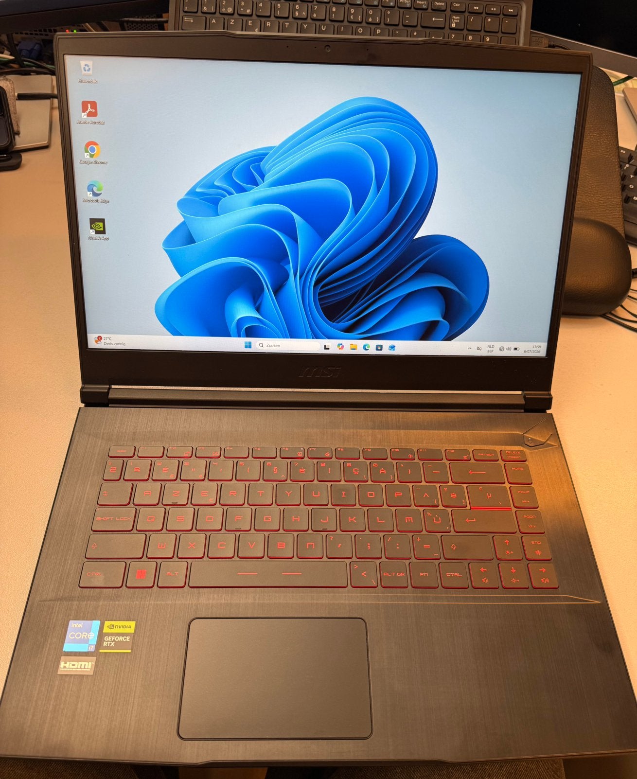 Gaming Laptop MSI, Computers en Software, Windows Laptops, Ophalen, MSI, 15 inch, Gaming