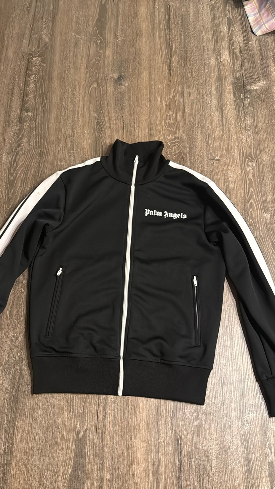Palm angels Chest logo-print track jacket maat S, Enlèvement ou Envoi, Comme neuf, Taille 46 (S) ou plus petite