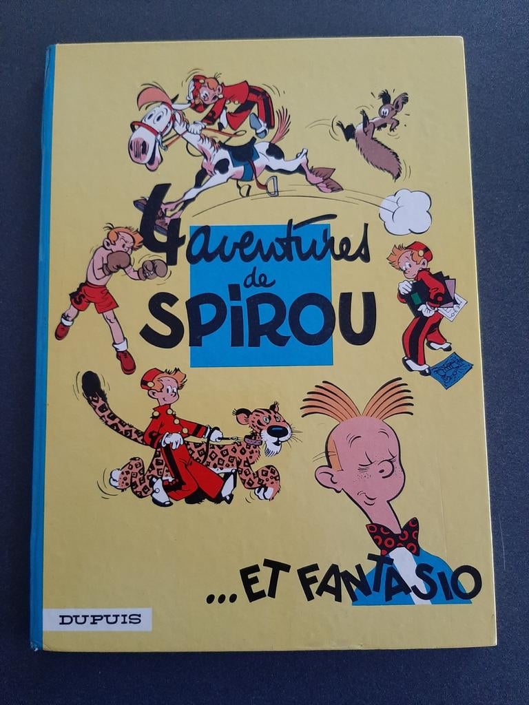 4 aventures de Spirou et Fantasio 1966 NEUF