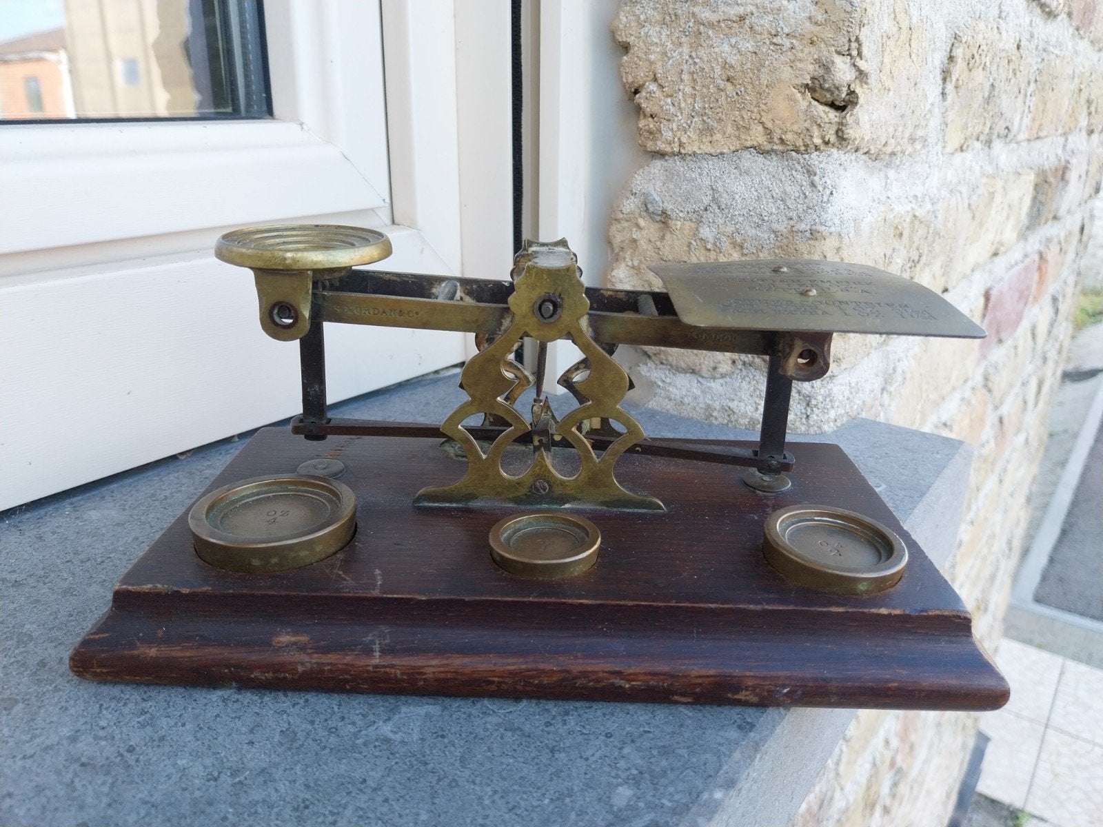 Balance de bureau de poste ancienne britannique 1900, Enlèvement ou Envoi