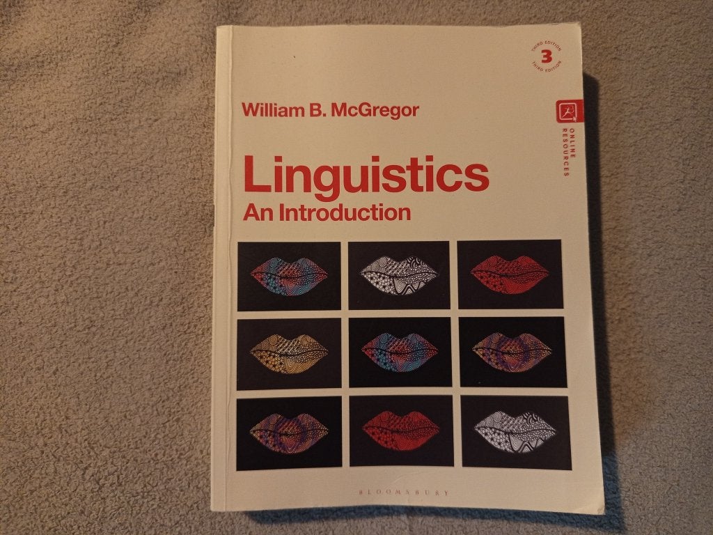 Linguistics - An Introduction - William B. McGregor, Enlèvement, Utilisé, Enseignement supérieur, William B. McGregor