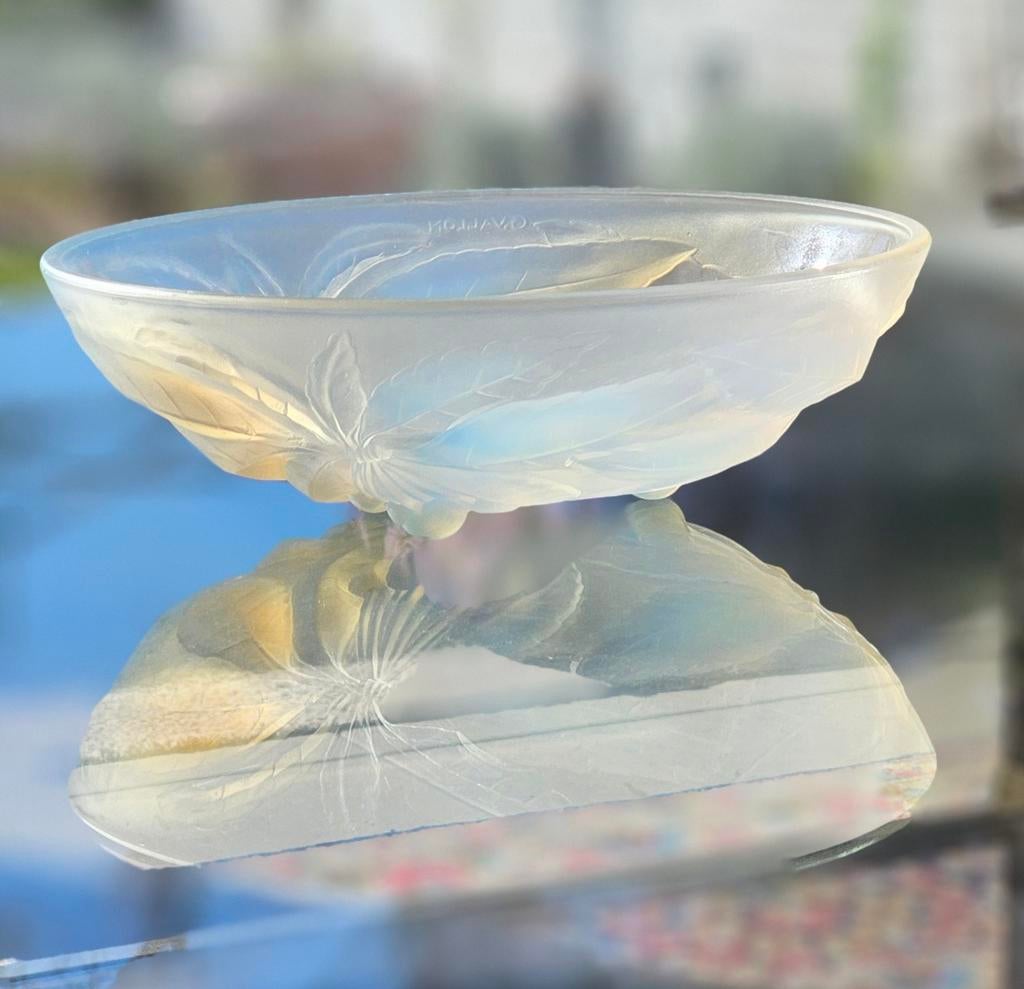 Antieke Franse decoratieve fruitschaal loodglas schaal Art, Antiek en Kunst, Antiek | Glaswerk en Kristal, Ophalen of Verzenden