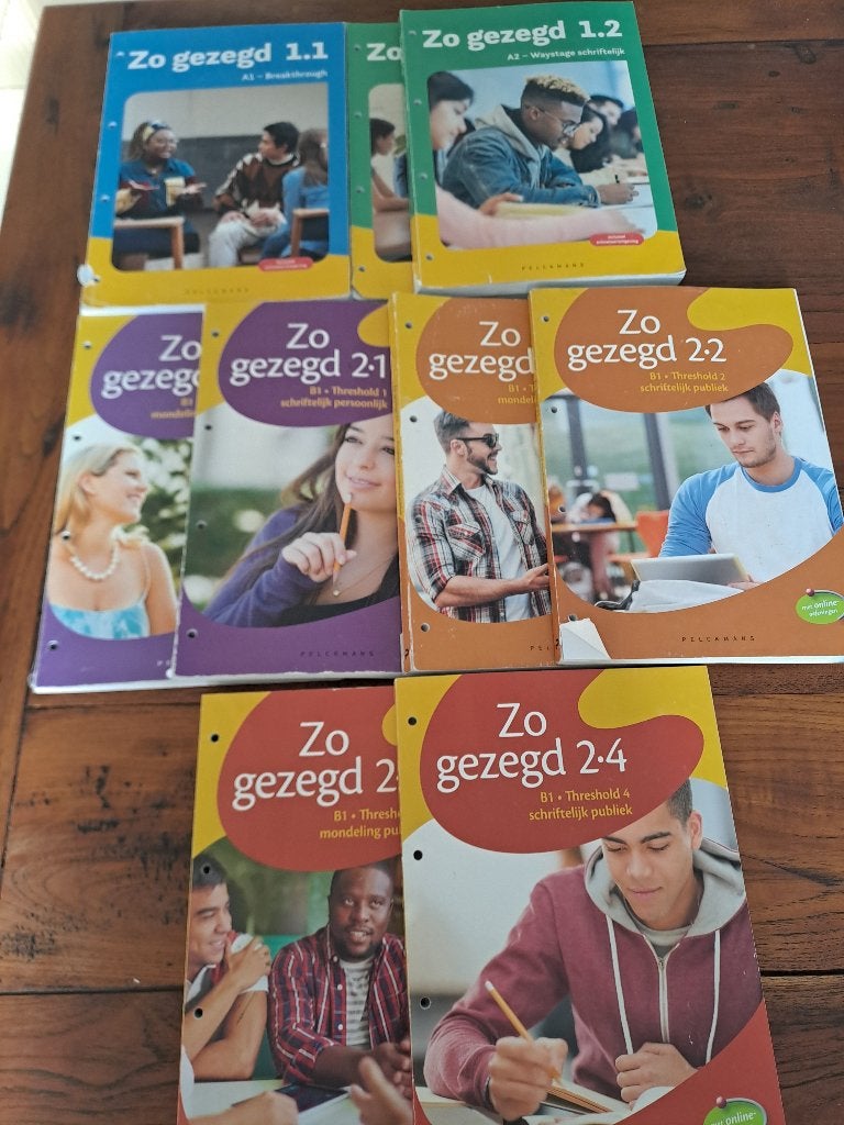 Boeken NT2 Nederlands - Zo Gezegd (Pelckmans), Boeken, Ophalen, Zo goed als nieuw, Overige niveaus, Nederlands