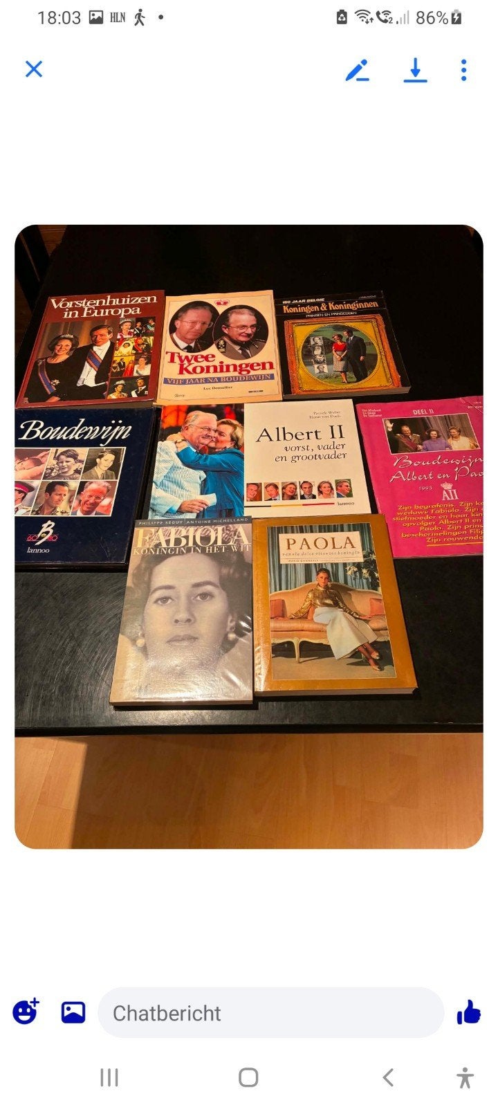 boeken Belgisch koningshuis, Boeken, Ophalen