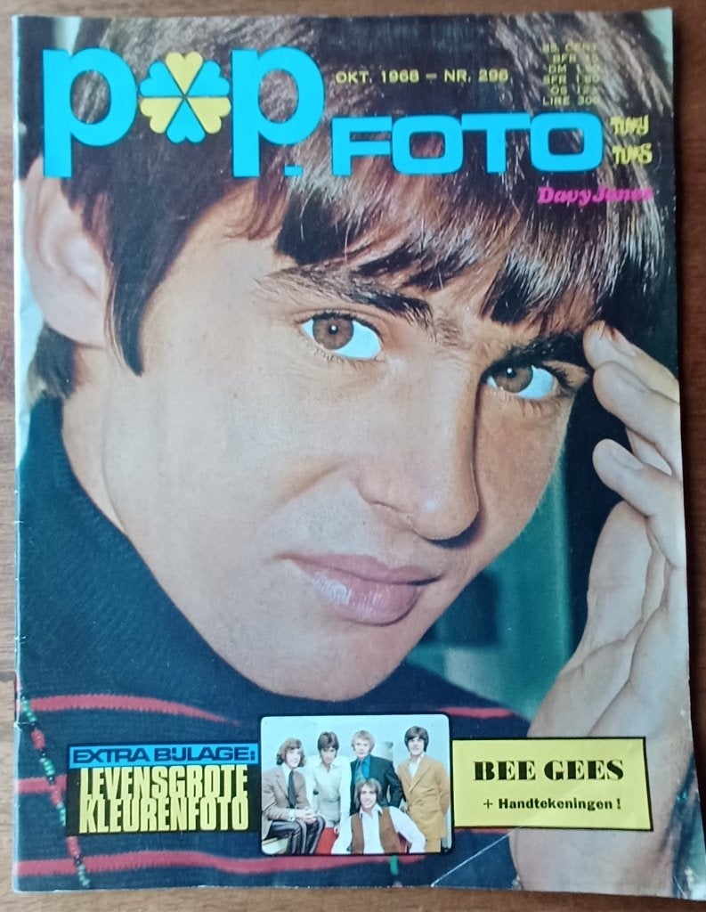 POPFOTO/ okt 1968/ Beatles/ Hollies/ Status Quo/ Kinks /, Ophalen of Verzenden, Tijdschrift