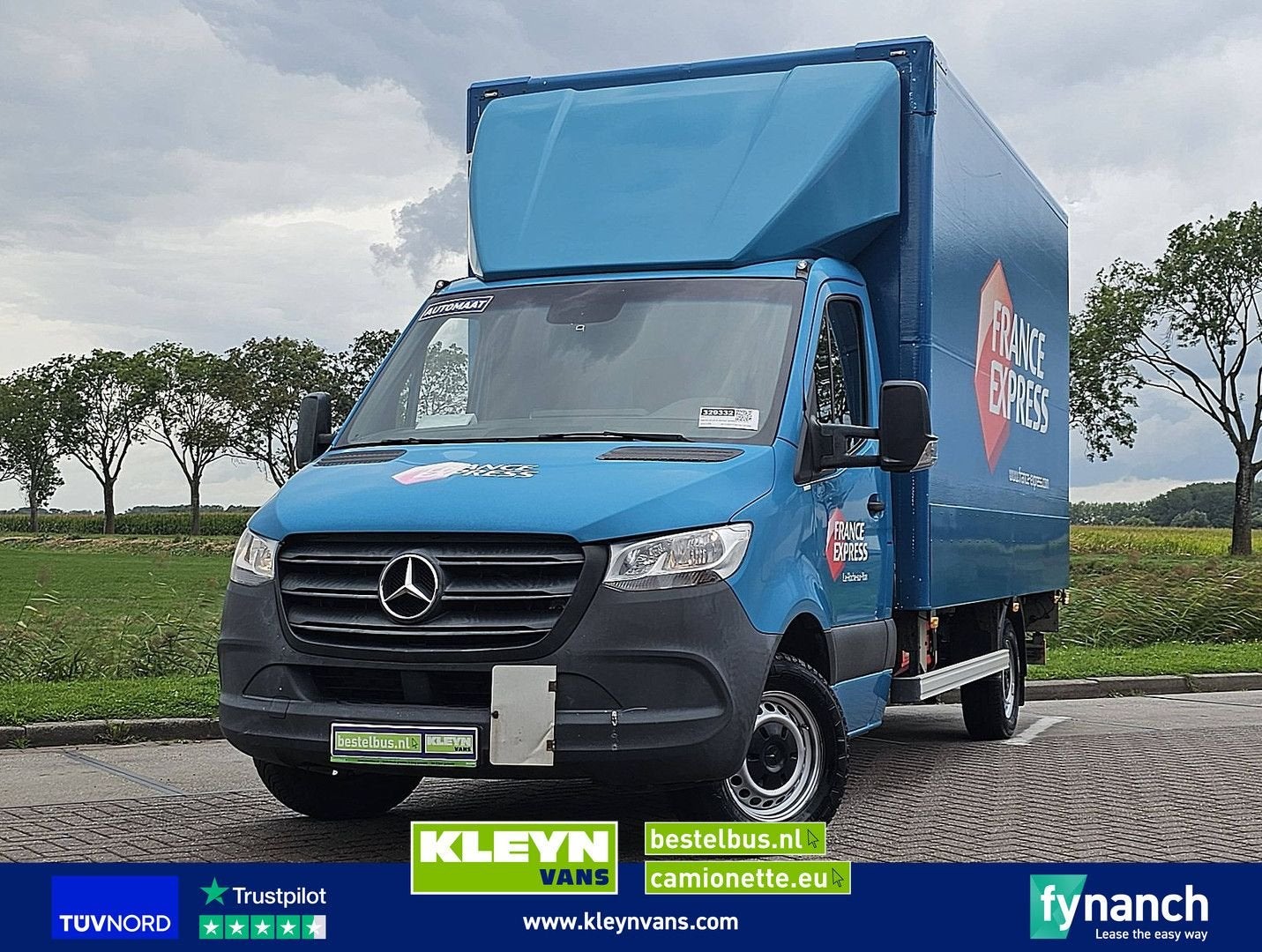 Mercedes-Benz SPRINTER 316 CDI 43 AUT. LAADKLEP, Auto's, Bestelwagens en Lichte vracht, Automaat, ABS, Blauw, Mercedes-Benz