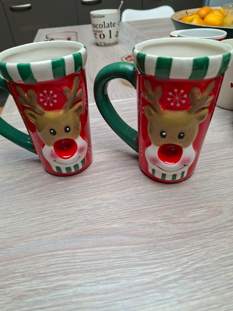Lot de 2 mjg noel, Maison & Meubles, Cuisine | Vaisselle, Enlèvement