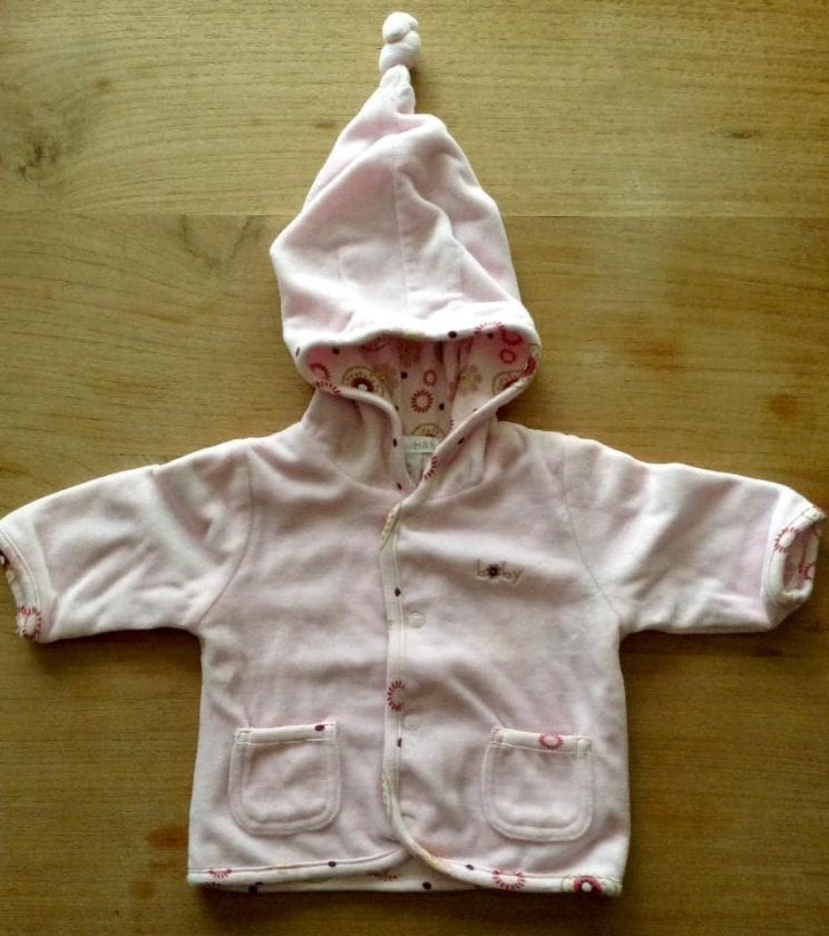 Veste bébé fille 1-2 mois/56 cm, Enlèvement ou Envoi, Comme neuf, Fille, Pull ou Veste