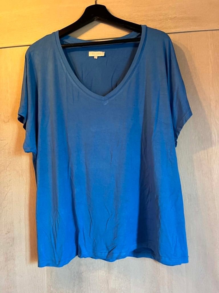 tshirt blauw bel bo 3xl 50, Kleding | Dames, Grote Maten, Blauw, Bel & Bo, Gedragen, Shirt of Top