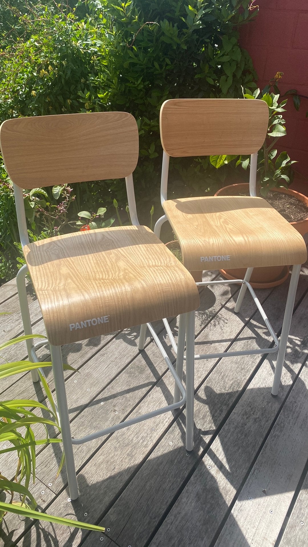 Lot de 2 chaises de bar Pantone beige sable, Ophalen, Nieuw