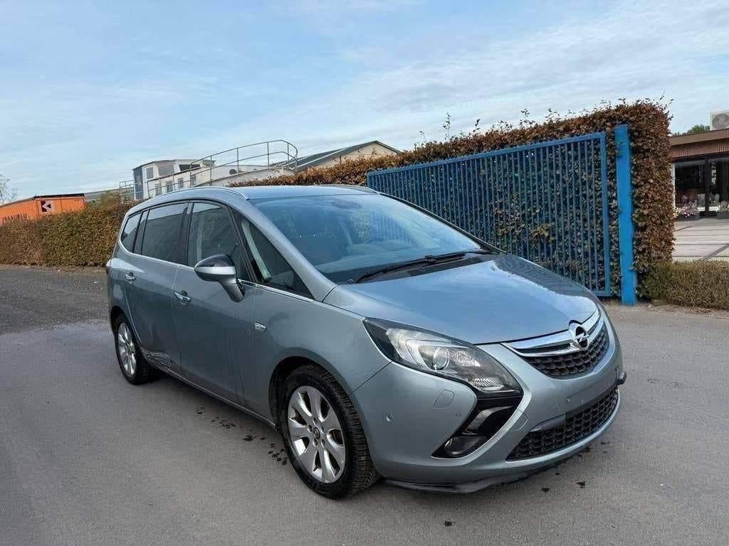 OPEL ZAFIRA TOURER / 1.6 D ECOFLEX / EURO 6 / Vol Opties, Auto's, Opel, Voorwielaandrijving, Monovolume, 4 cilinders, Leder en Stof