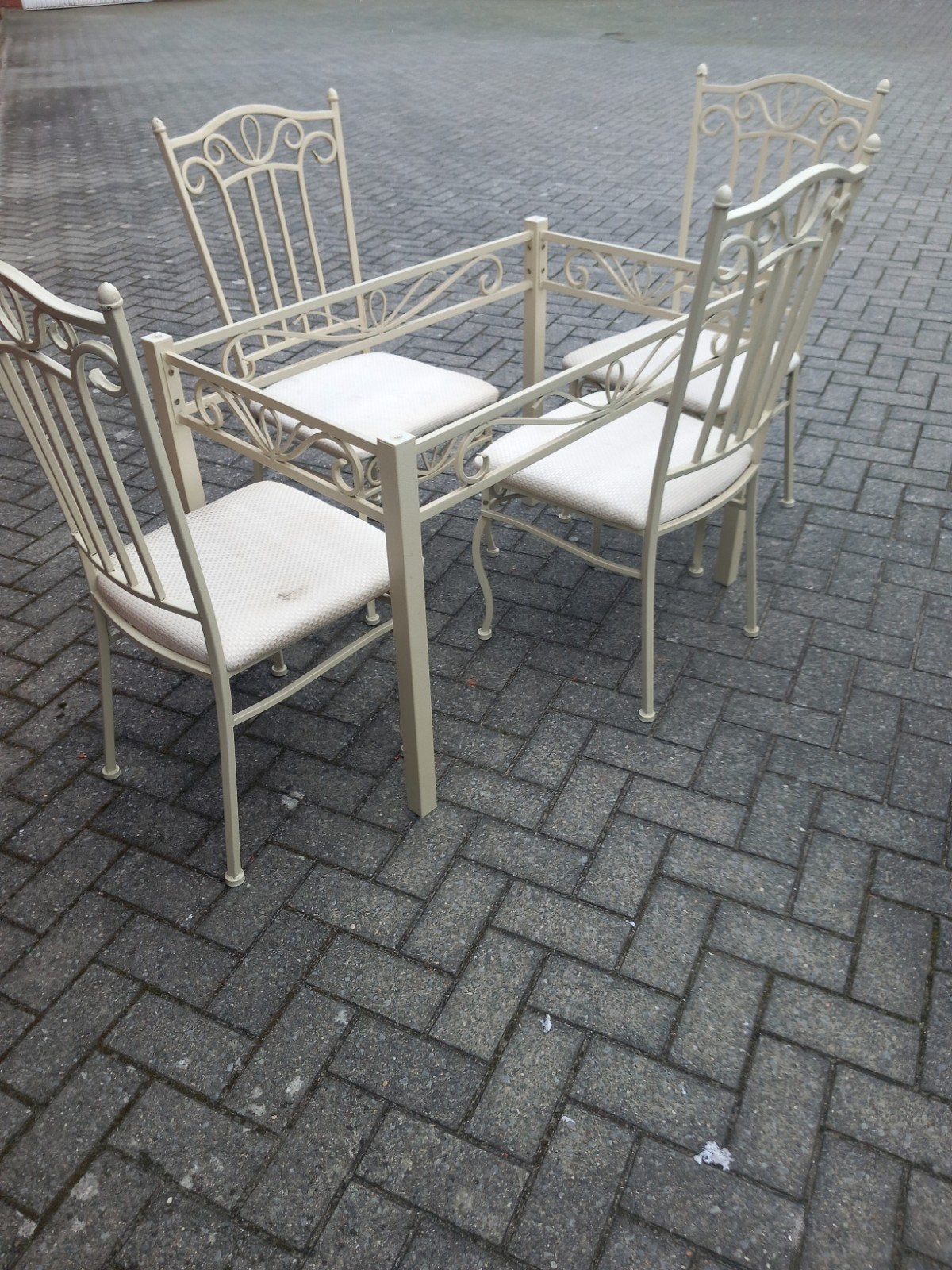 zeer pracht tuin set, Enlèvement, Inox, Chaise