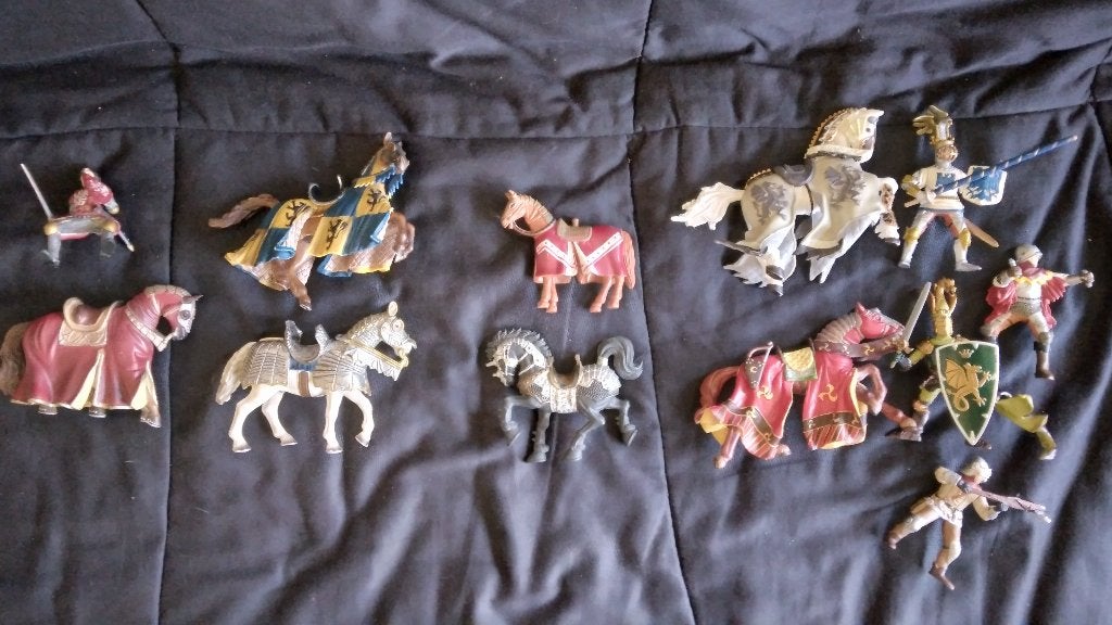 Chevaliers/Ridders - Papo, Schleich, Bully, Ophalen, Gebruikt