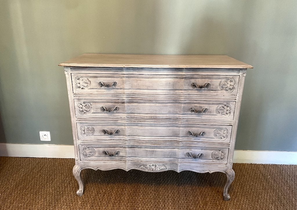 Commode de style Louis XV patinée – Très bon état, Antiquités & Art, Enlèvement