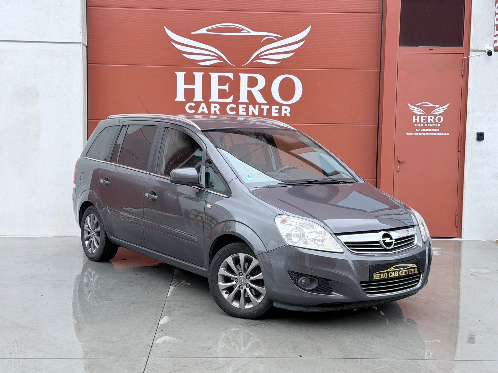 Opel Zafira 1.6i Innovatie Benzine Euro5/Garantie/7plaatsen!, Cuir, 7 places, Boîte manuelle, Noir