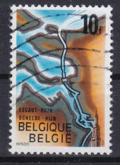 Belge 1975, numéro 1780, Timbres & Monnaies, Timbres | Europe | Belgique, Envoi, Oblitéré